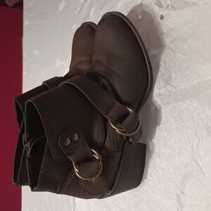 Sugar  Brown Ankle Boots